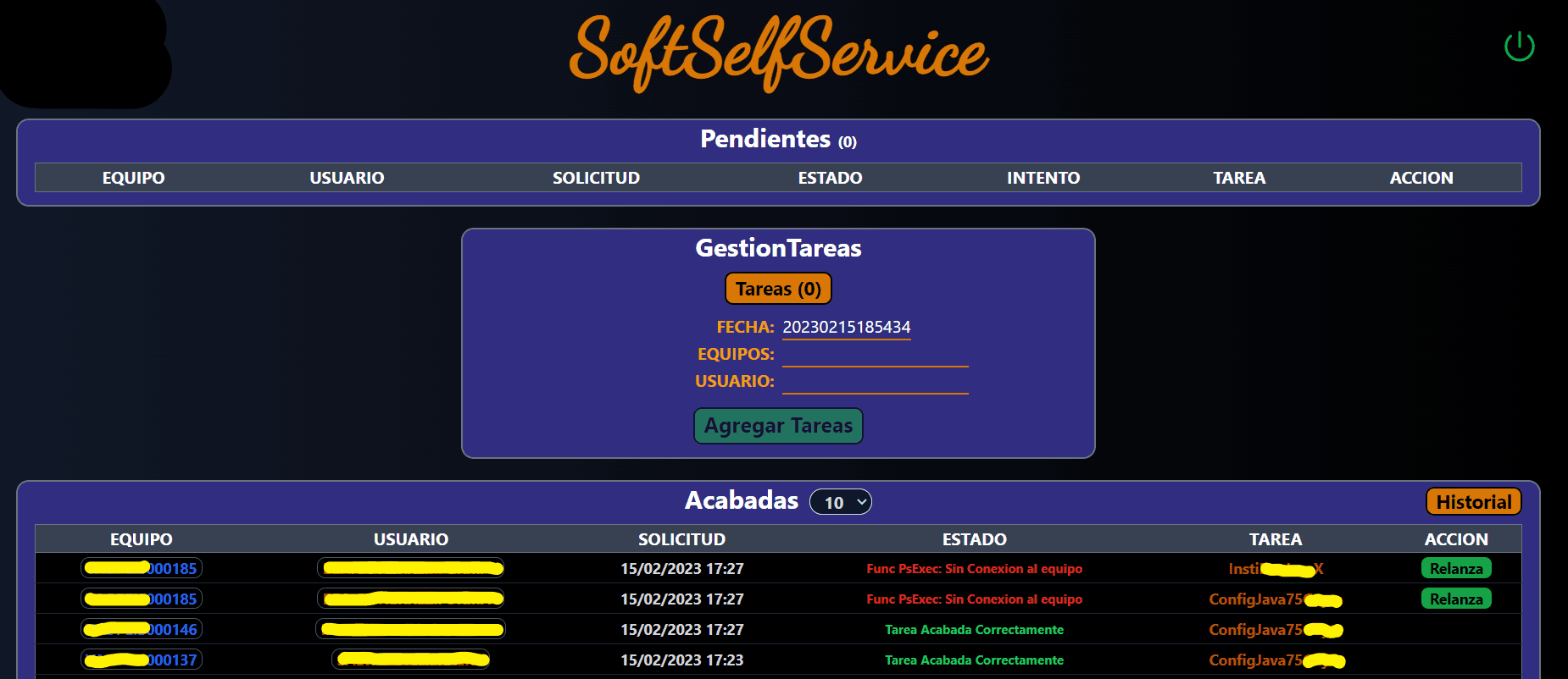 SoftSelfServiceWeb